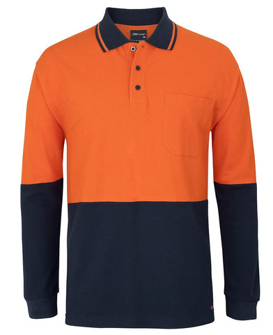 JB's HV L/S COTTON PIQUE TRAD POLO -  6HVQL JB's HV L/S COTTON PIQUE TRAD POLO -  6HVQL