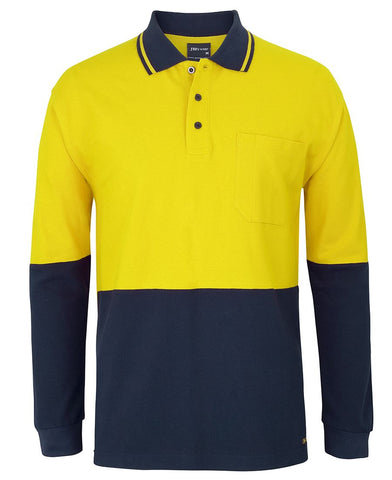 JB's HV L/S COTTON PIQUE TRAD POLO -  6HVQL JB's HV L/S COTTON PIQUE TRAD POLO -  6HVQL