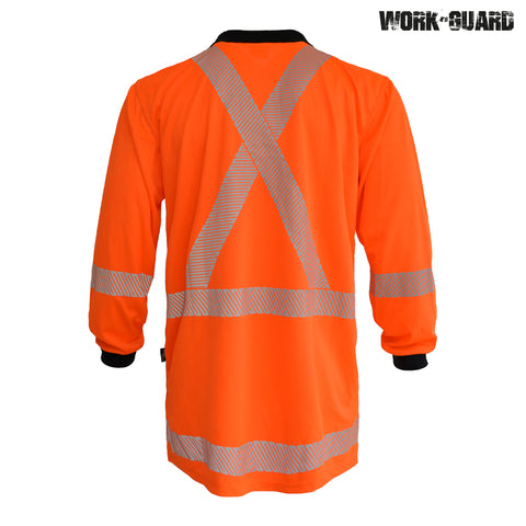 R483X Work-Guard Recycled Hi Vis TTMC Long Sleeve Polo R483X Work-Guard Recycled Hi Vis TTMC Long Sleeve Polo