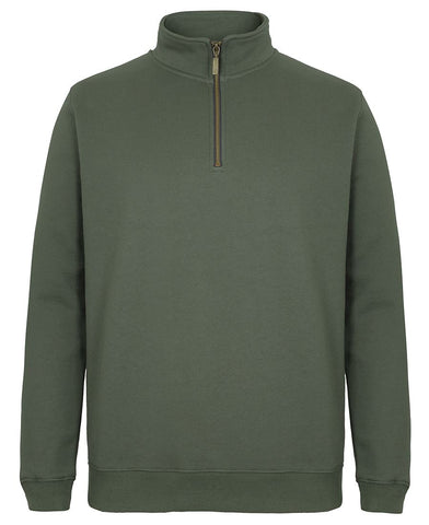 C of C  BRASS 1/2 ZIP SWEAT -  S3FSZ C of C  BRASS 1/2 ZIP SWEAT -  S3FSZ