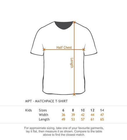 - Matchpace T-Shirt - Kids -MPTK-1 - Matchpace T-Shirt - Kids -MPTK-1