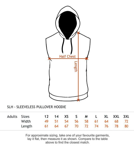 CLOKE - Sleeveless Pullover Hoodie - SLH-22 CLOKE - Sleeveless Pullover Hoodie - SLH-22