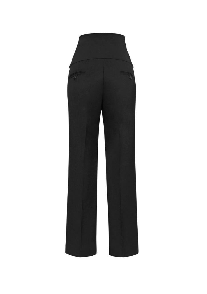 Cool Stretch Womens Maternity Pant Black back view