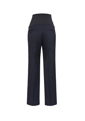 Cool Stretch Womens Maternity Pant Navy back view