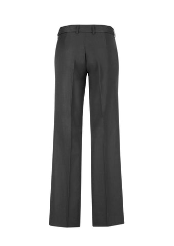 Cool Stretch Womens Adjustable Waist Pant Charcoal back view