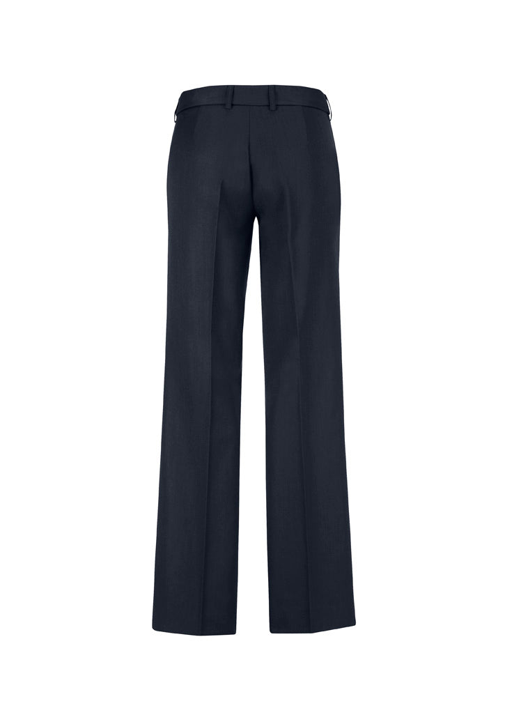 Cool Stretch Womens Adjustable Waist Pant Navy back view