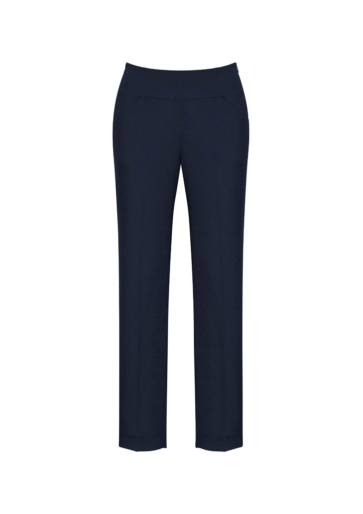 Cool Stretch Womens Bandless Slim Leg Pant Navy
