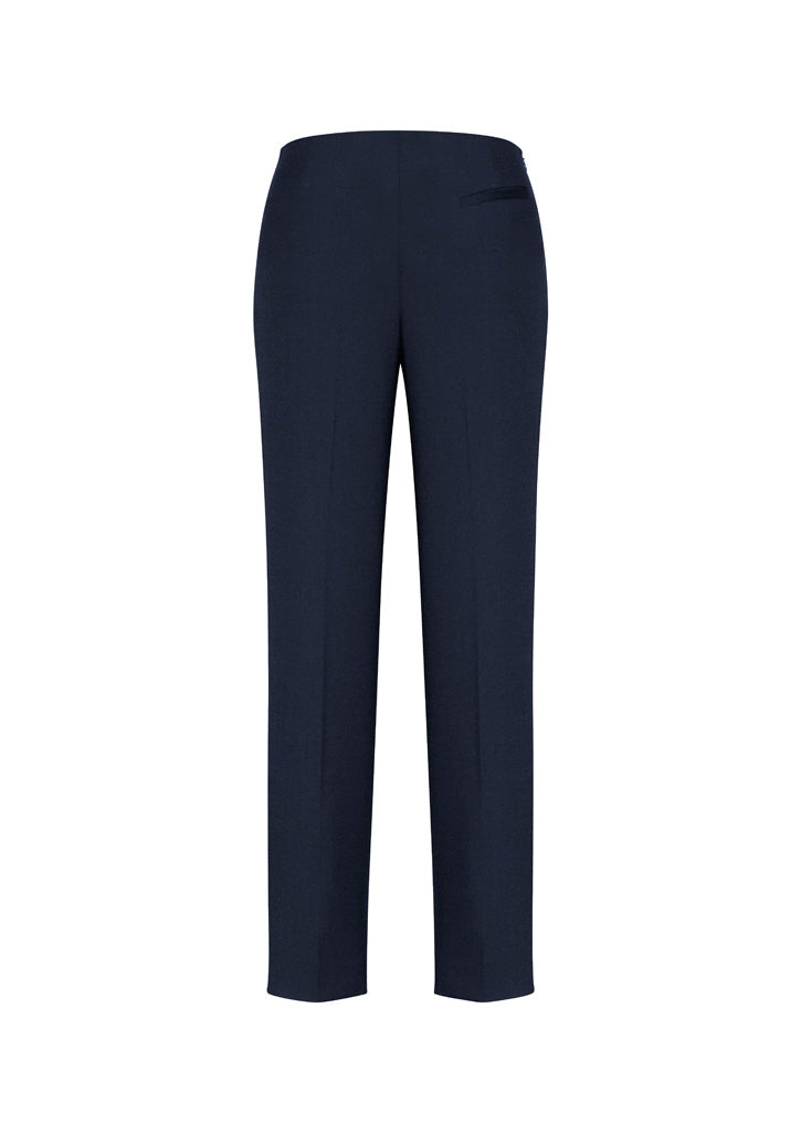 Cool Stretch Womens Bandless Slim Leg Pant Navy back view