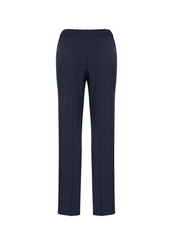 Cool Stretch Womens Ultra Comfort Waist Pant Navy back view