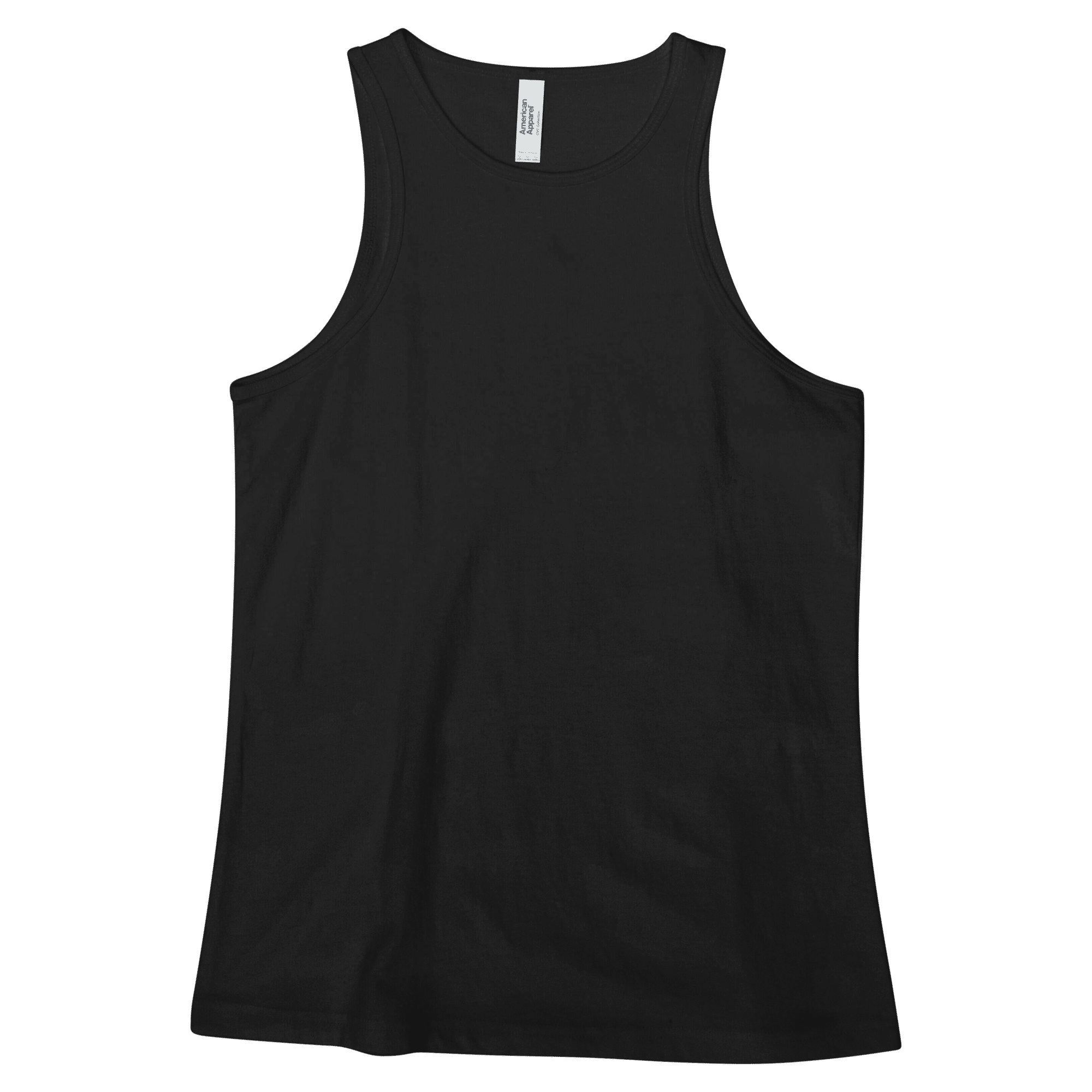 101CVC American Apparel CVC Womens Racerneck Tank - Black