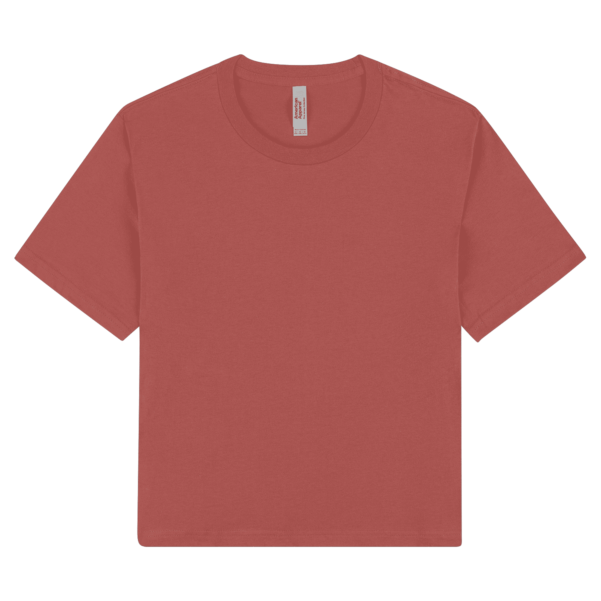 102 American Apparel Women's Fine Jersey Boxy T-Shirt - Canyon