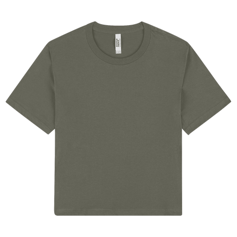102 American Apparel Women's Fine Jersey Boxy T-Shirt - Lieutenant