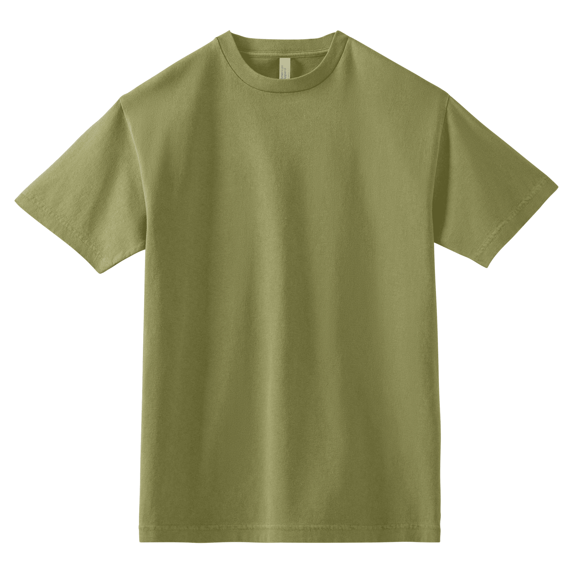 1301GD American Apparel Unisex Faded Heavyweight Cotton T - Faded Army