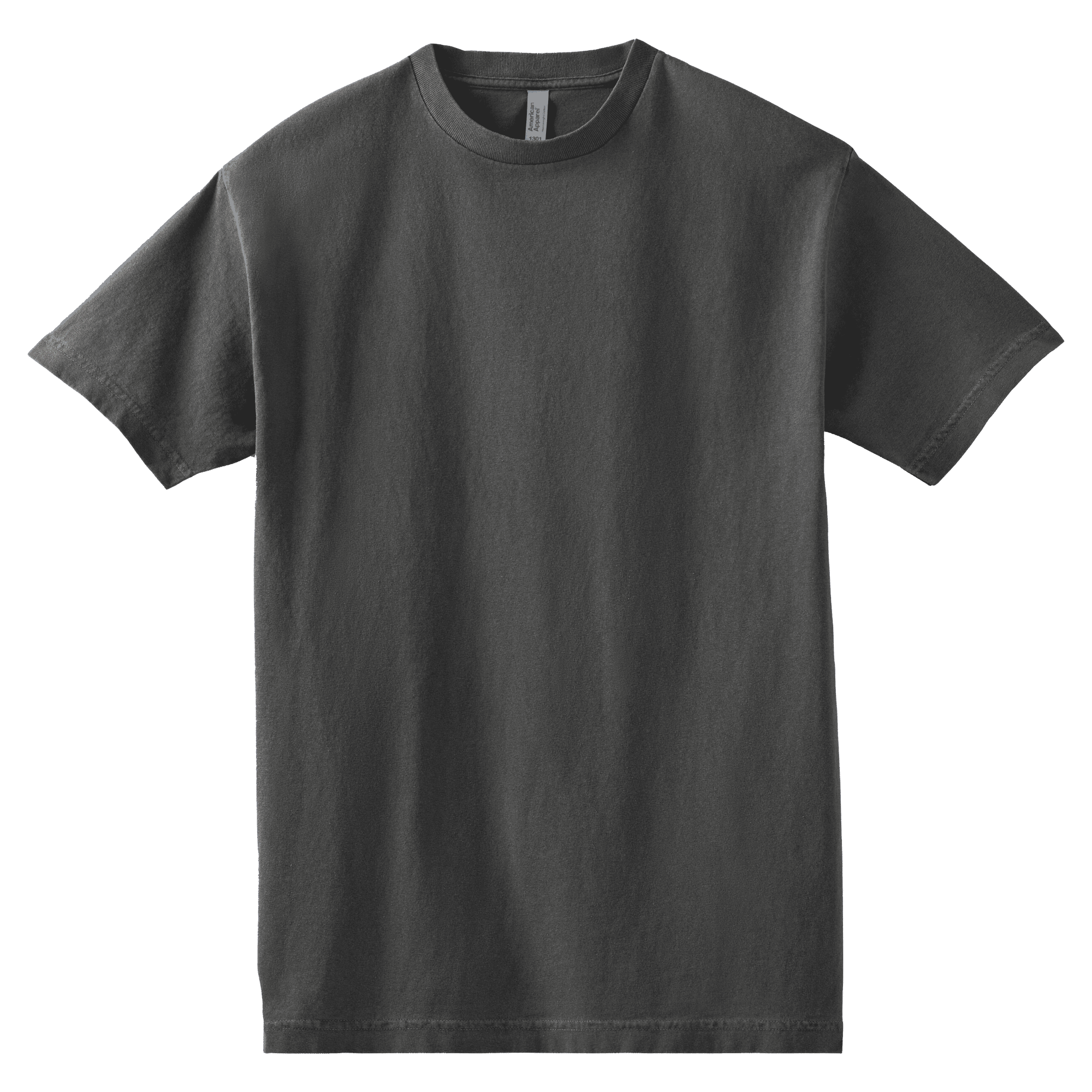 1301GD American Apparel Unisex Faded Heavyweight Cotton T - Faded Black