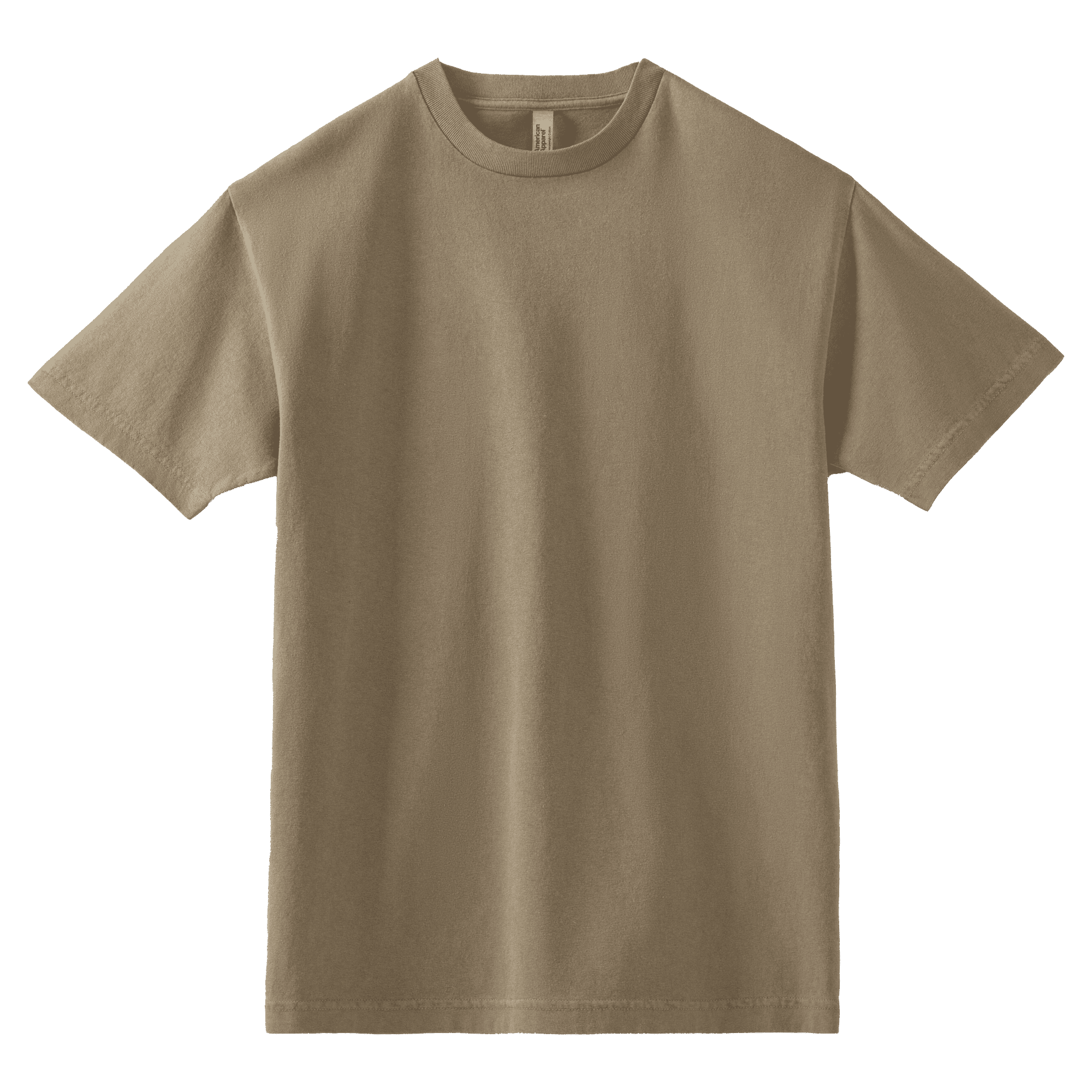 1301GD American Apparel Unisex Faded Heavyweight Cotton T - Faded Brown