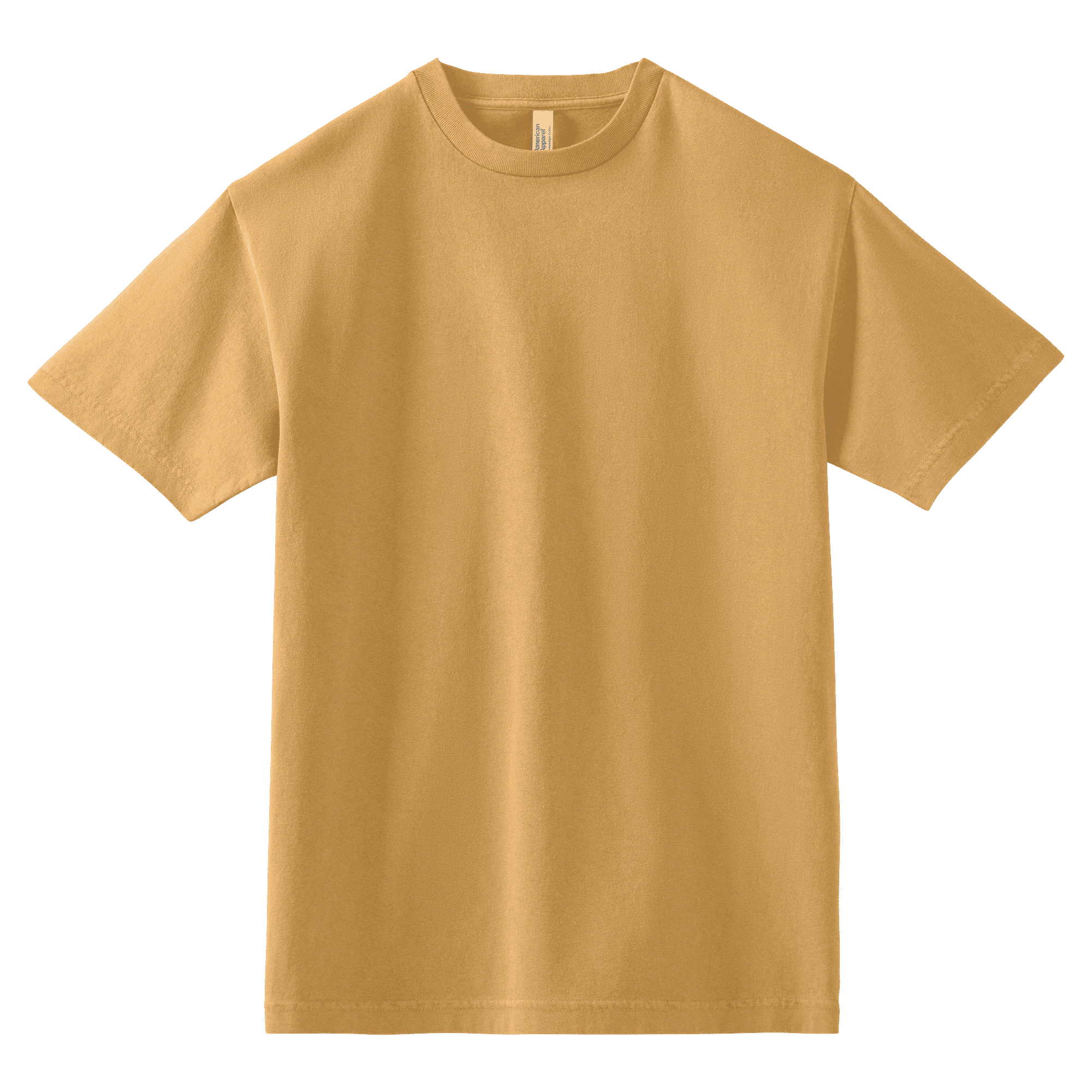 1301GD American Apparel Unisex Faded Heavyweight Cotton T - Faded Mustard