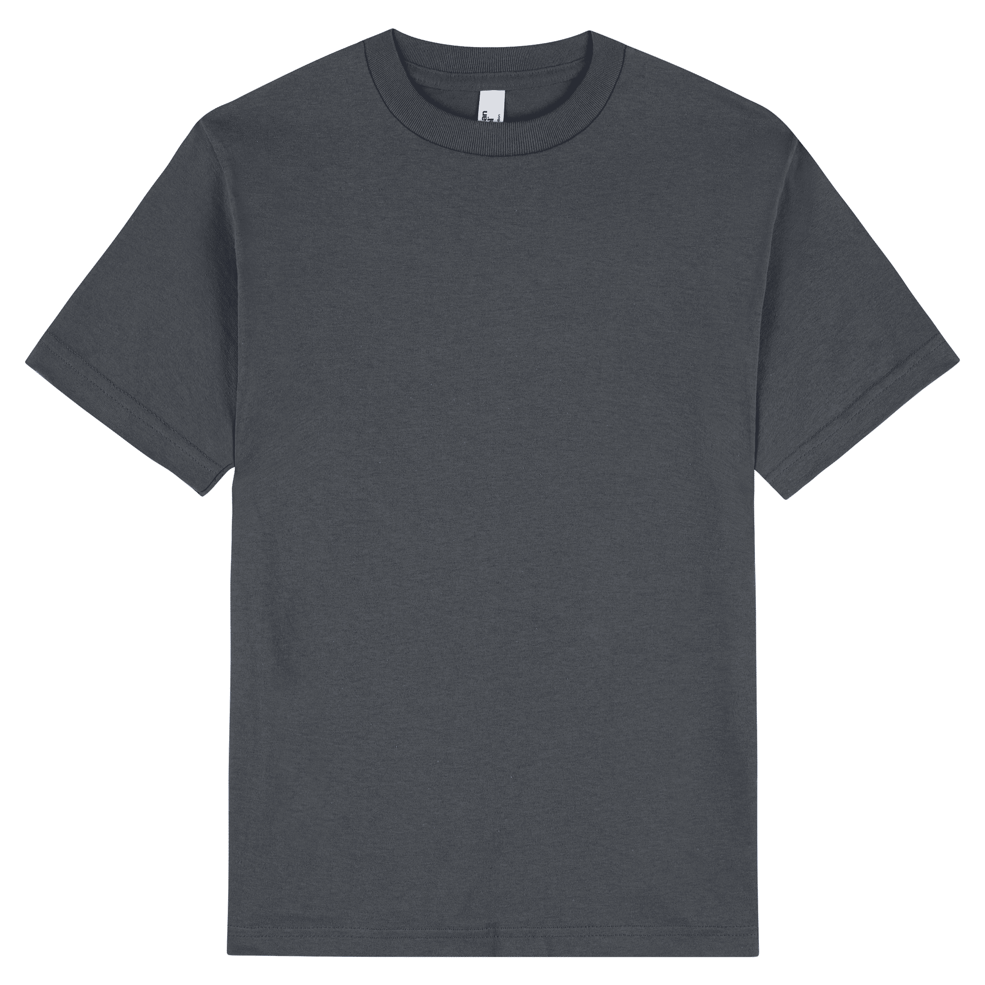 1301 American Apparel Heavyweight Cotton Unisex T-Shirt - Charcoal Heather
