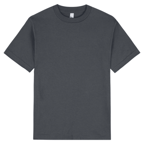 1301 American Apparel Heavyweight Cotton Unisex T-Shirt - Charcoal Heather