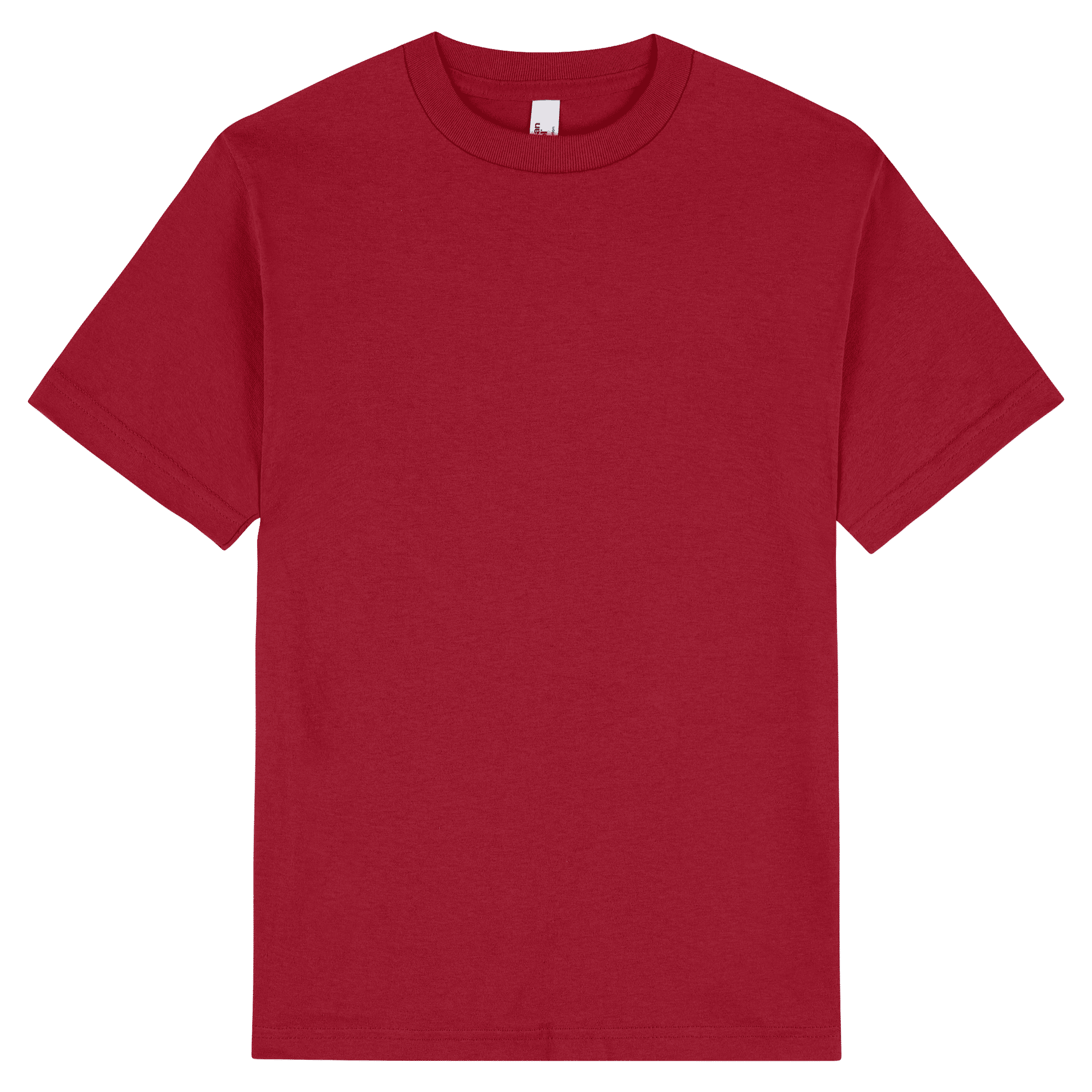 1301 American Apparel Heavyweight Cotton Unisex T-Shirt - Cardinal Red