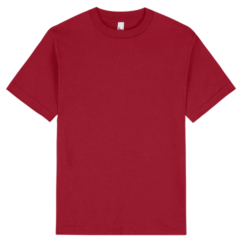 1301 American Apparel Heavyweight Cotton Unisex T-Shirt - Cardinal Red