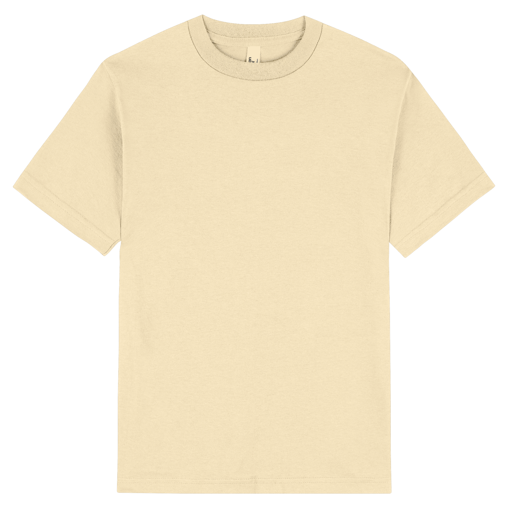 1301 American Apparel Heavyweight Cotton Unisex T-Shirt - Cream