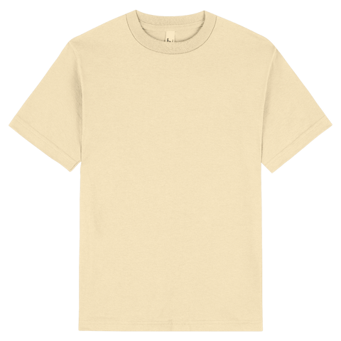 1301 American Apparel Heavyweight Cotton Unisex T-Shirt - Cream
