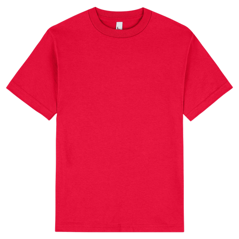 1301 American Apparel Heavyweight Cotton Unisex T-Shirt - Red