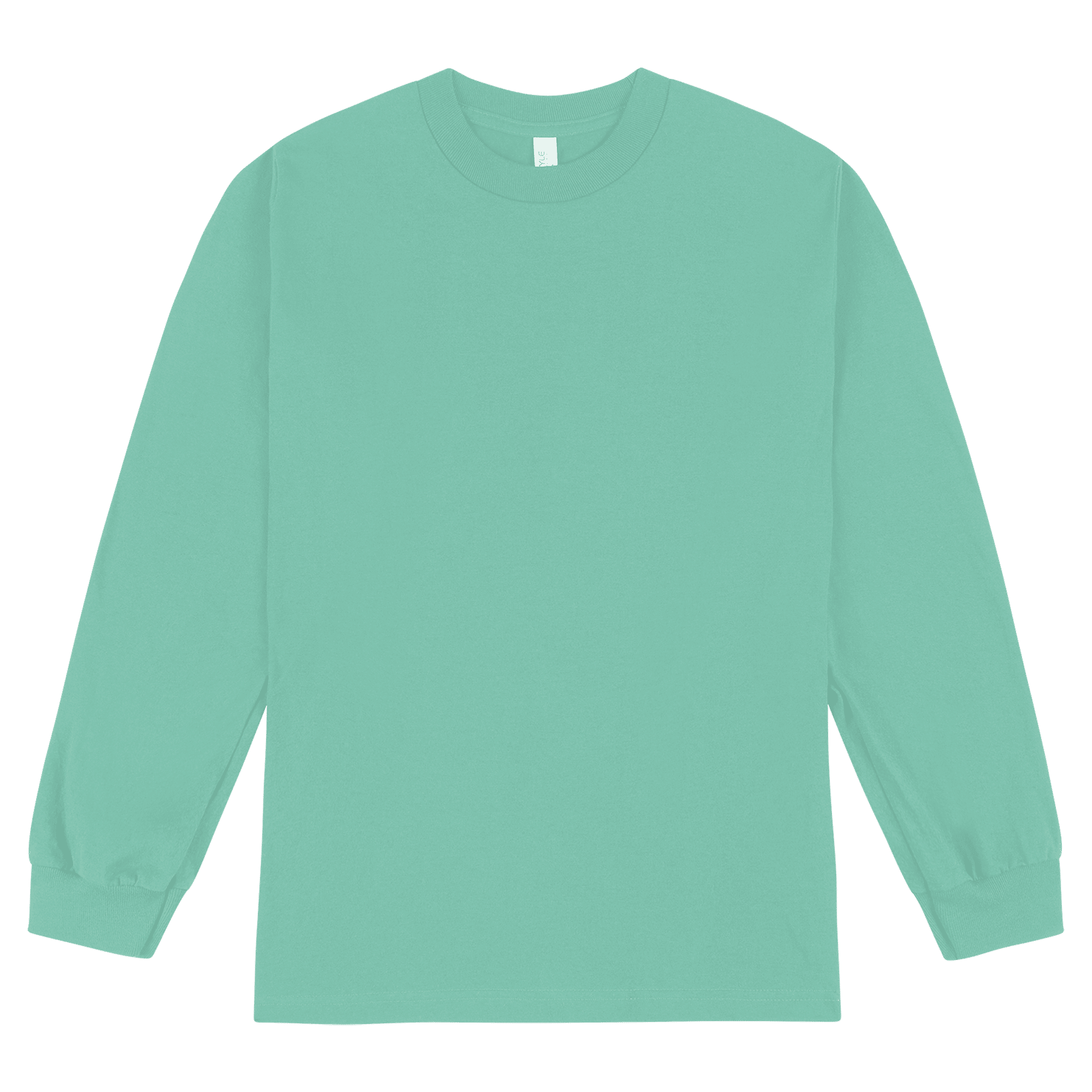 1304 American Apparel Heavyweight Cotton Unisex Long Sleeve T-Shirt - Celadon