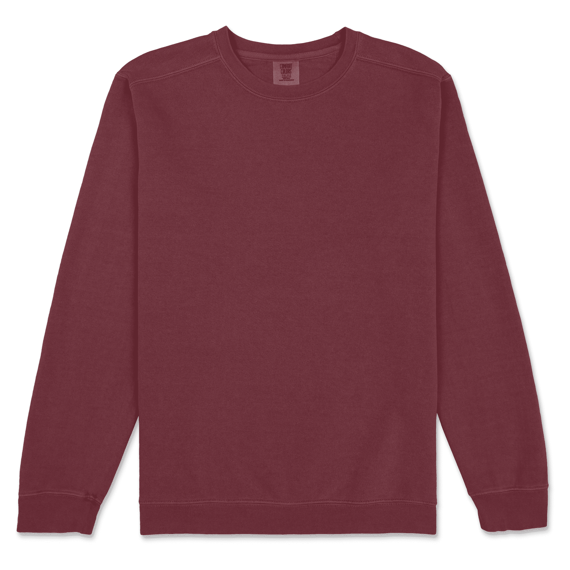 1566 Comfort Colors Adult Crewneck Sweatshirt - Crimson
