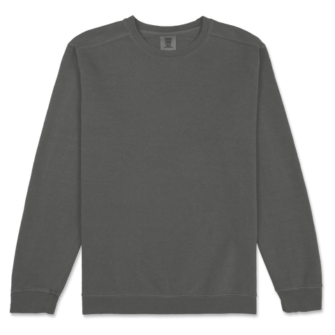 1566 Comfort Colors Adult Crewneck Sweatshirt - Pepper