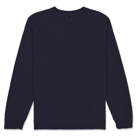 1566 Comfort Colors Adult Crewneck Sweatshirt - True Navy