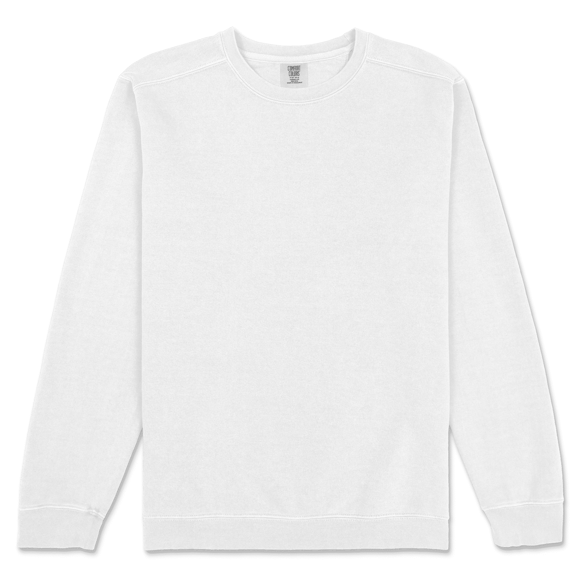 1566 Comfort Colors Adult Crewneck Sweatshirt - White