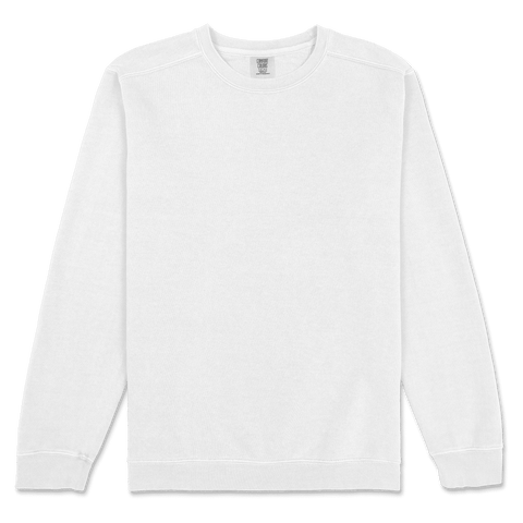 1566 Comfort Colors Adult Crewneck Sweatshirt - White