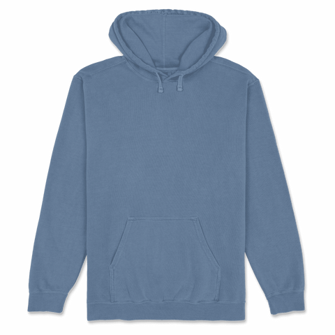 1567 Comfort Colors Adult Hooded Sweatshirt - Blue Jean