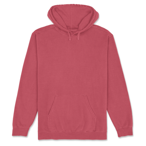 1567 Comfort Colors Adult Hooded Sweatshirt - Crimson