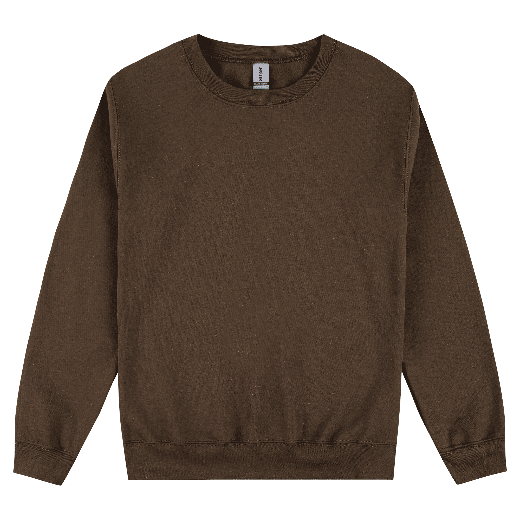 18000 Gildan Heavy Blend Adult Crewneck Sweatshirt - Dark Chocolate