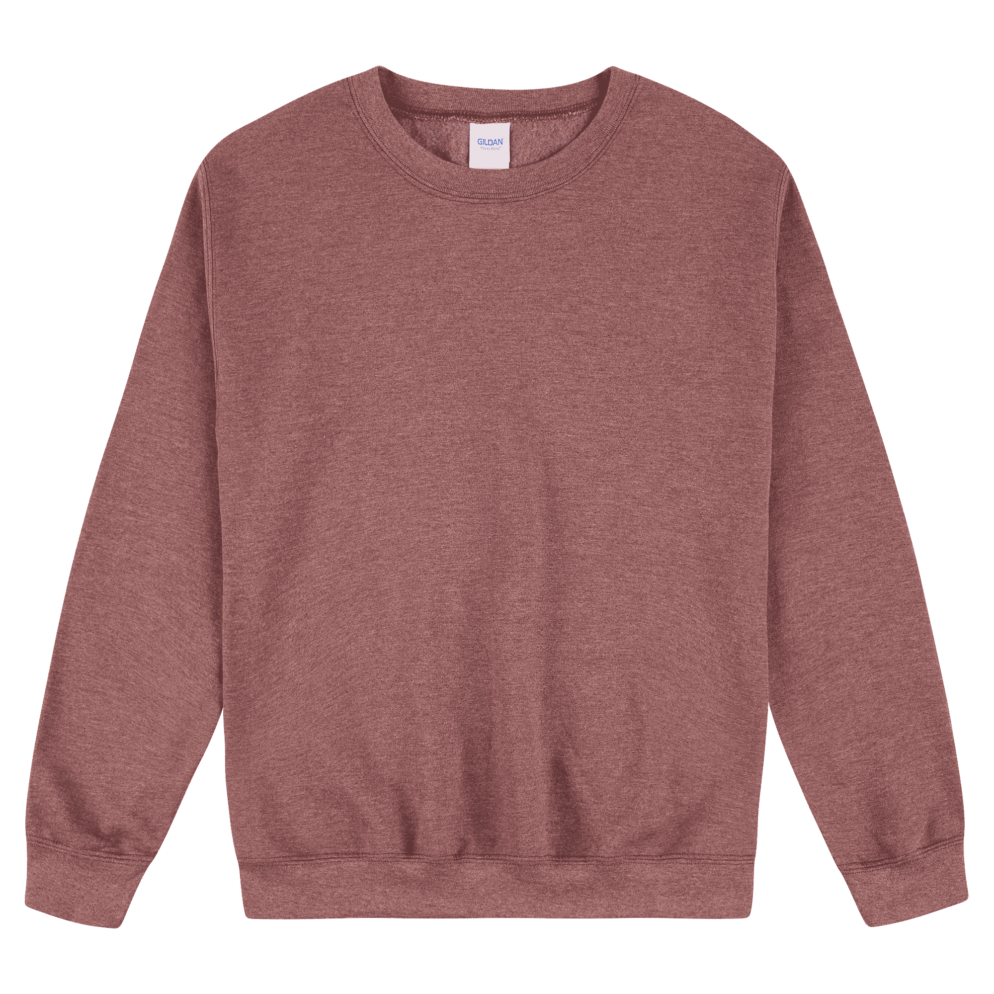 18000 Gildan Heavy Blend Adult Crewneck Sweatshirt - Heather Sport Dark Maroon