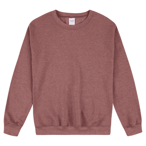 18000 Gildan Heavy Blend Adult Crewneck Sweatshirt - Heather Sport Dark Maroon