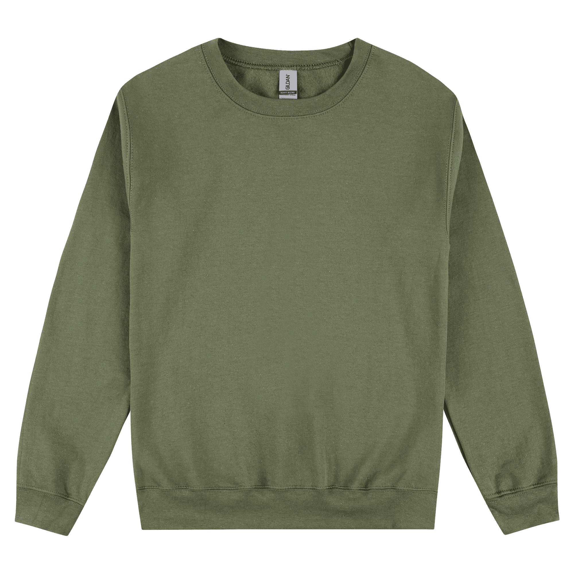 18000 Gildan Heavy Blend Adult Crewneck Sweatshirt - Military Green