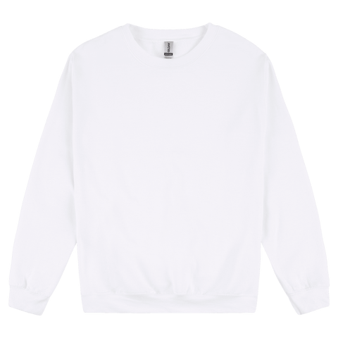 18000 Gildan Heavy Blend Adult Crewneck Sweatshirt - White