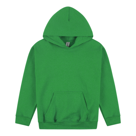 18500B Gildan Heavy Blend Youth Hooded Sweatshirt - Irish Green