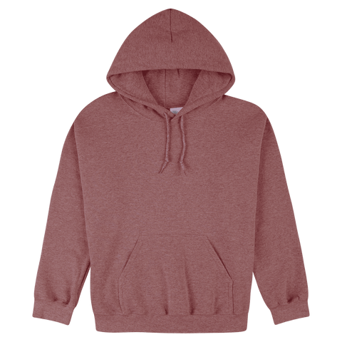 18500 Gildan Heavy Blend Adult Hooded Sweatshirt - Heather Sport Dark Maroon