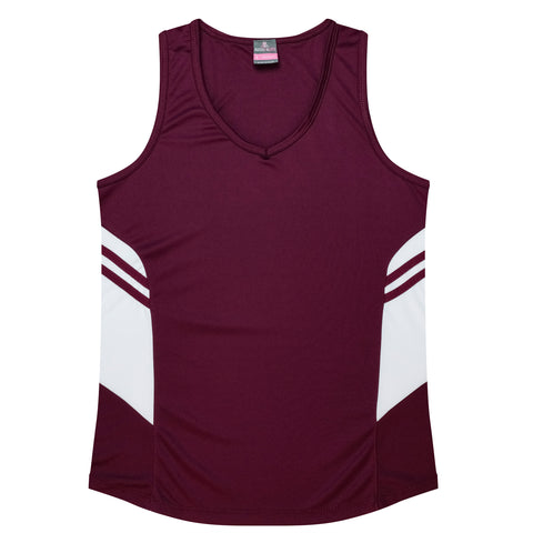 TASMAN LADY SINGLETS - 2111-Aussie Pacific-45