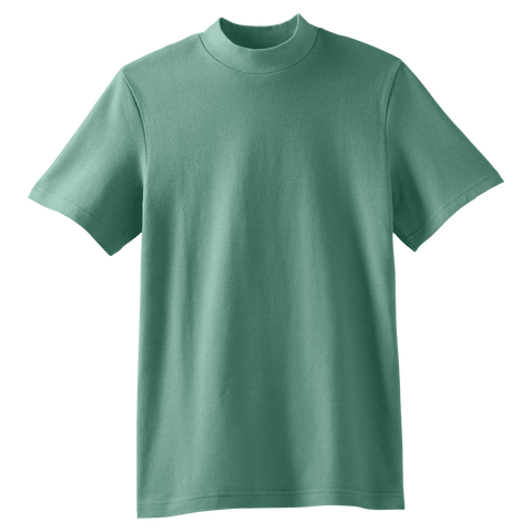 1PQ American Apparel Unisex Pique Mockneck - Arctic