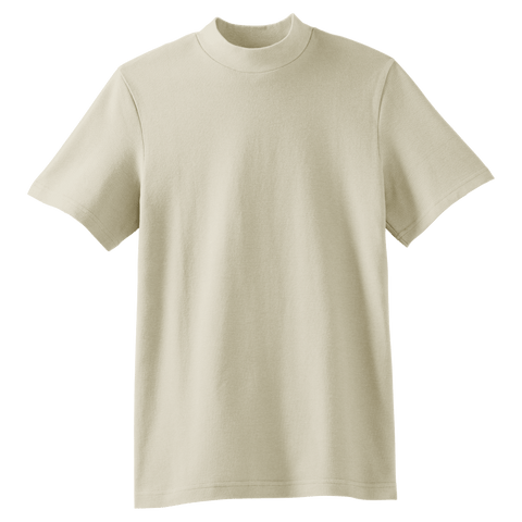 1PQ American Apparel Unisex Pique Mockneck - Bone