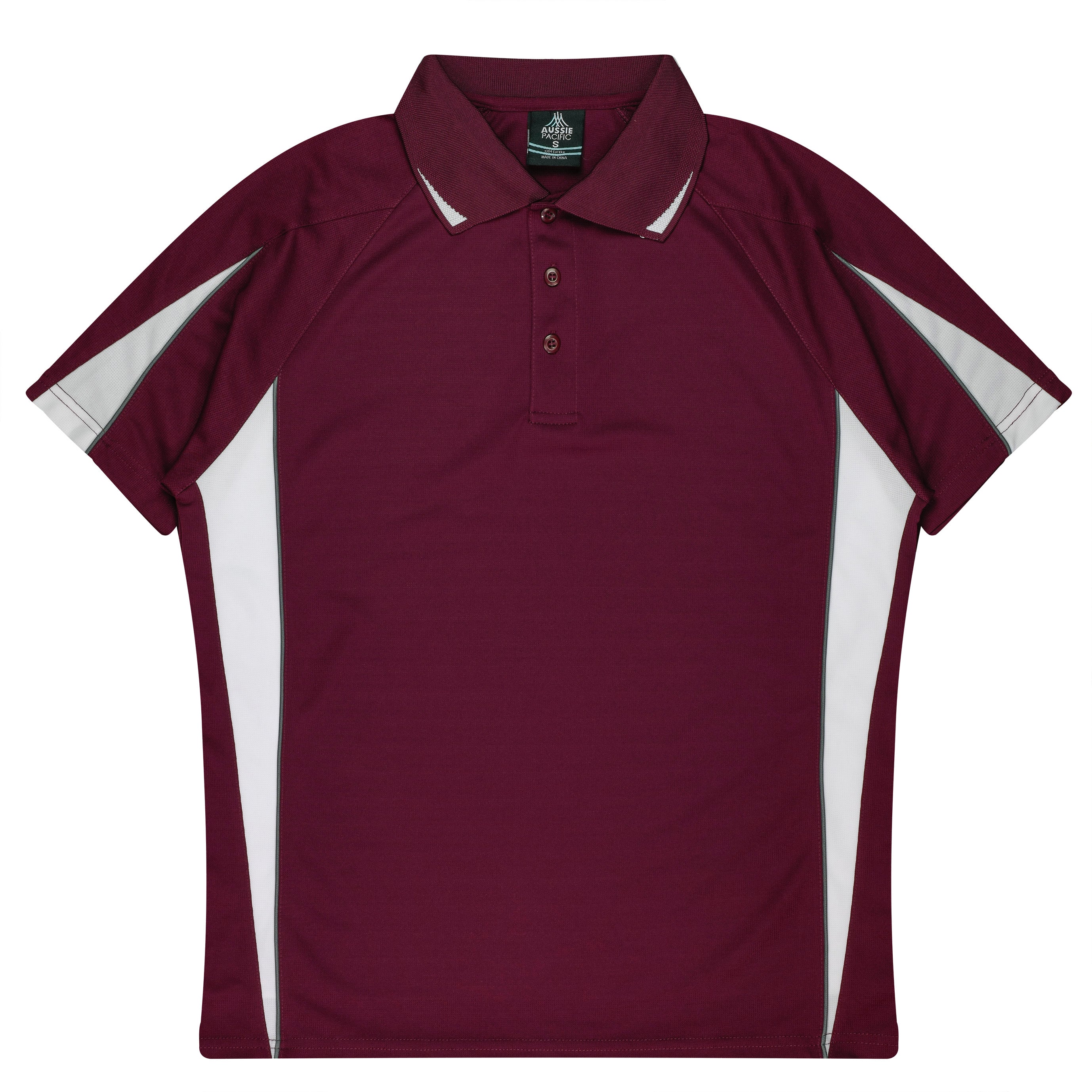 3304 MAROON/WHITE
