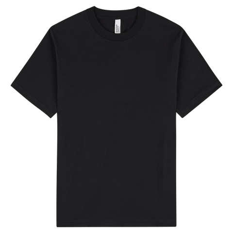 2001CVC American Apparel Unisex CVC Short Sleeve T-Shirt - Black