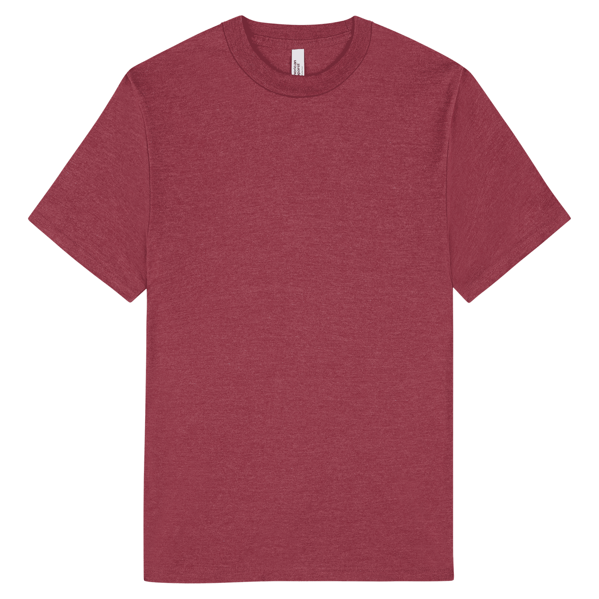 2001CVC American Apparel Unisex CVC Short Sleeve T-Shirt - Heather Cardinal