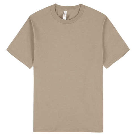2001CVC American Apparel Unisex CVC Short Sleeve T-Shirt - Heather Khaki