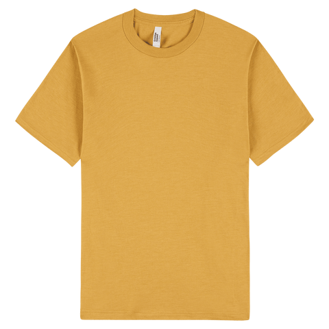 2001CVC American Apparel Unisex CVC Short Sleeve T-Shirt - Heather Mustard